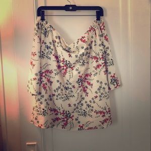 Off the shoulder blouse